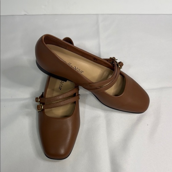 Bella Vita Brown Flats Versatile Loafers - Picture 7 of 8